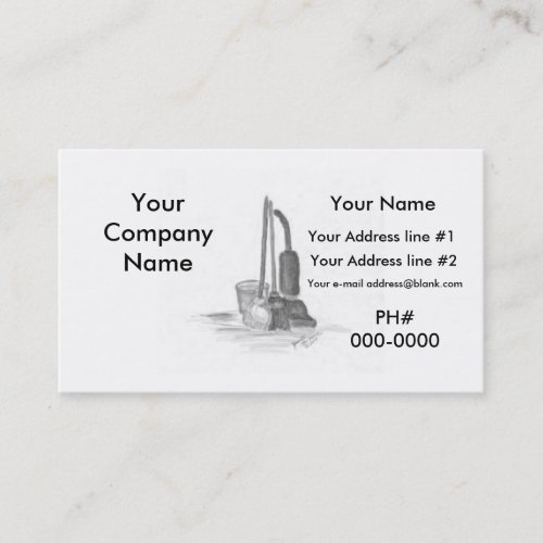 Good Ole Fashion Cleaning, Business Card template