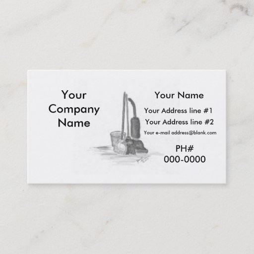 Customizable Good Ole Fashion Cleaning, Business Card template