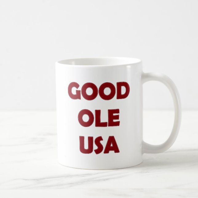 Good Ole USA, Red-Coffee Mug (Right)