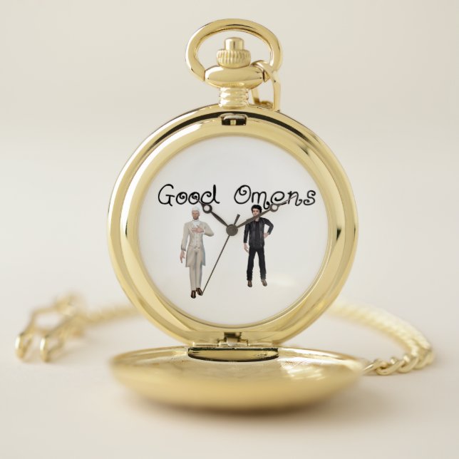 good omens pocket watch (Inside)