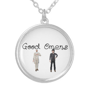 Good Omens Silver Plated Necklace