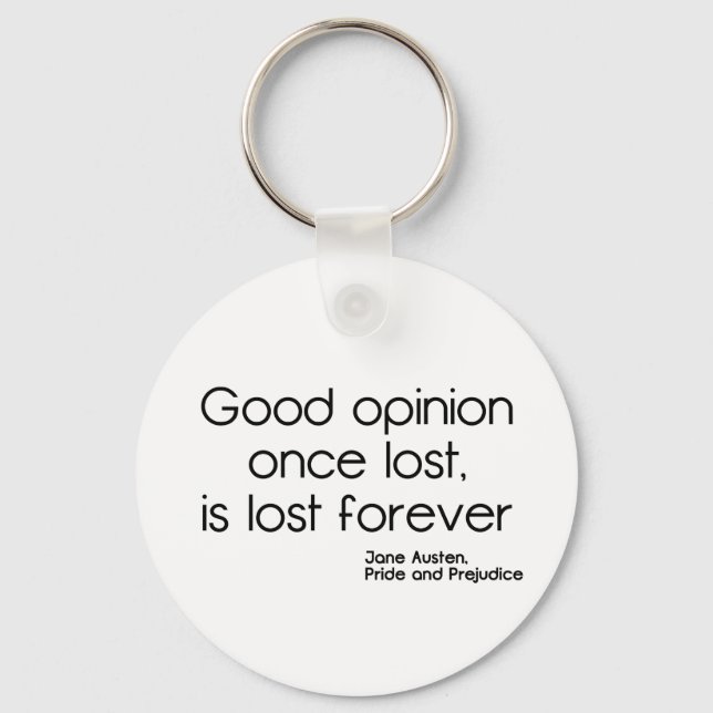 Good Opinion Keychain (Front)