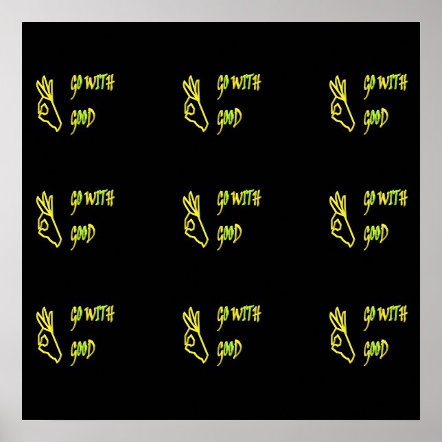 GOOD PEACE HANDS TOGETHER LOVE PEACE HAPPYNESS POSTER (Front)