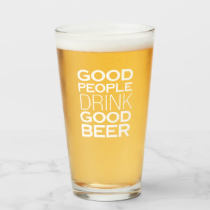 Good People Drink Good Beer Octoberfest Glass