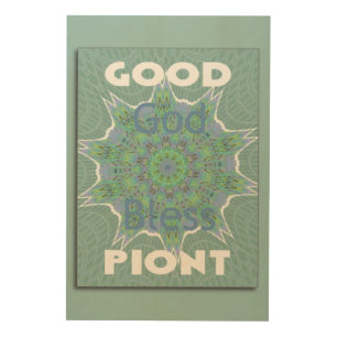 Good Point God Bless Wood Wall Art
