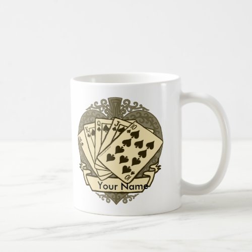 Good Poker Hand custom name mug