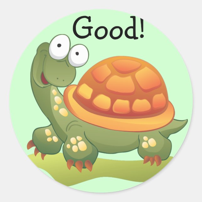 Good Reward Stickers - Turtle (Front)