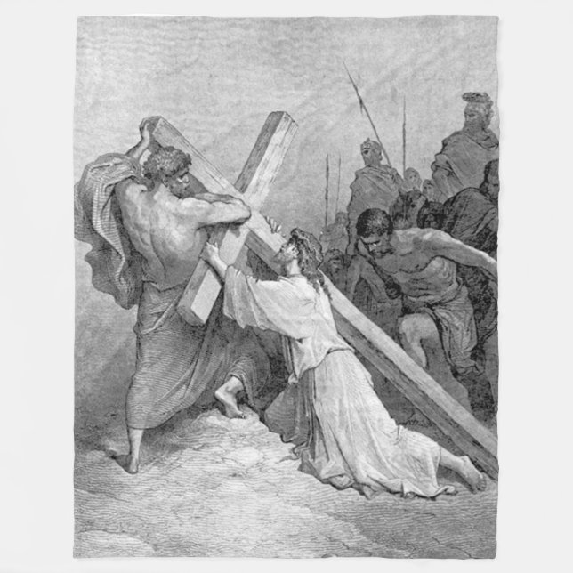 GOOD SAMARITAN Fleece Blanket (Front)