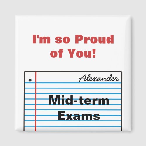 Good Schoolwork Personalized Magnet MM16gN