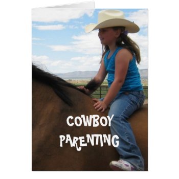 Good Seat Balance & Life - Cowboy Parenting by She_Wolf_Medicine at Zazzle