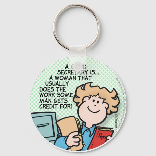 Good Secretary Keychain (Front)