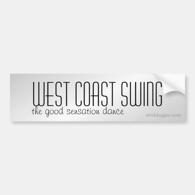 good sensation bumper sticker (Front)