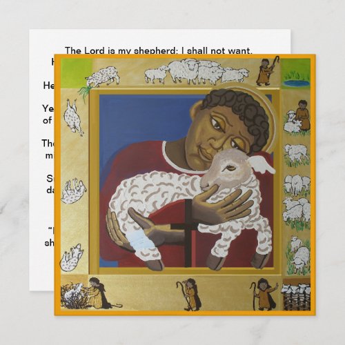 Good Shepherd Icon Flat Card