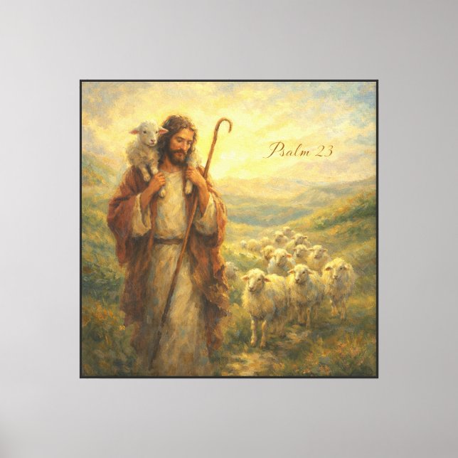 Good Shepherd Jesus Wall Decor (Front)