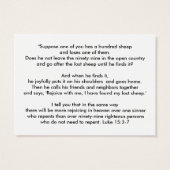 Good shepherd parable (Back)