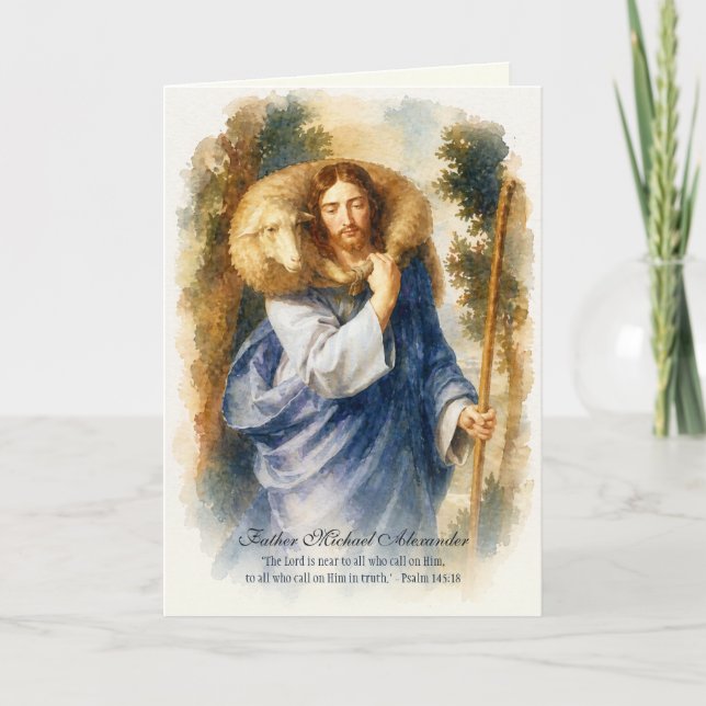 Good Shepherd Priest Encouragement Card (Front)
