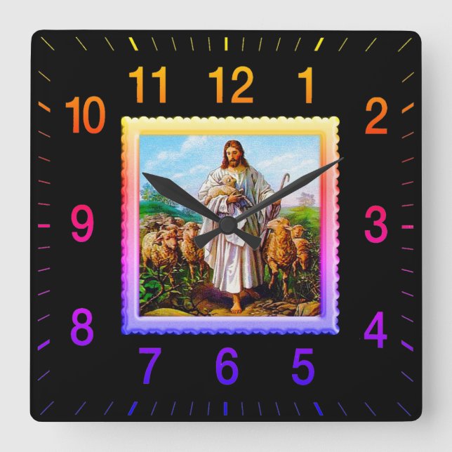 Good Shepherd Square Clock (Front)