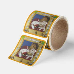 Good Shepherd Square Sticker