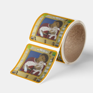 Good Shepherd Square Sticker