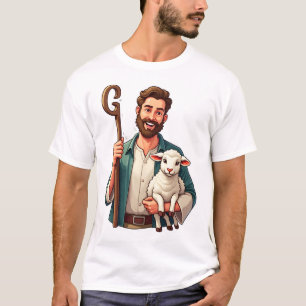 Good Shepherd Vintage Engraving Jesus Shirt (1)