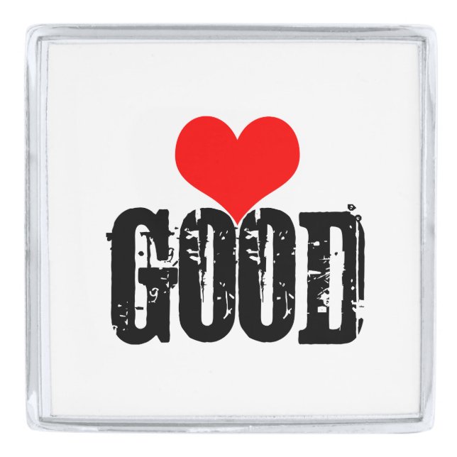 Good Silver Finish Lapel Pin (Front)