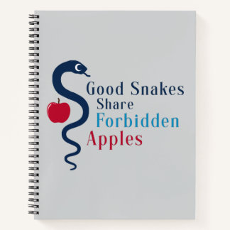 Good Snakes Share Forbidden Apples T-Shirt Notebook