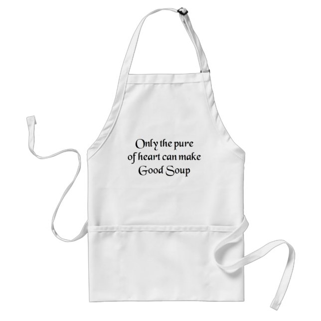 good soup adult apron (Front)