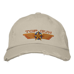 Good Star Badge Pilot Wings Embroidered Baseball Hat