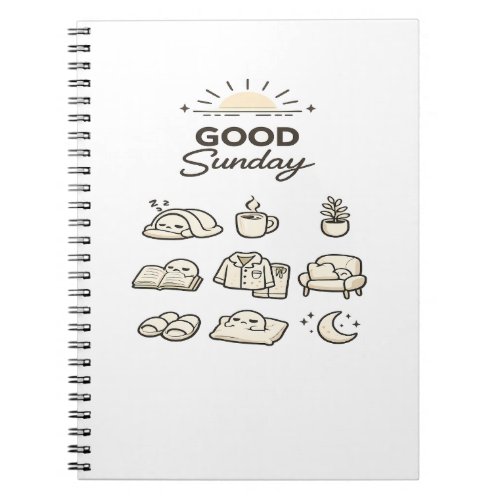 GOOD SUNDAY | Cozy Slow Living Design | LUNIO™ Notebook