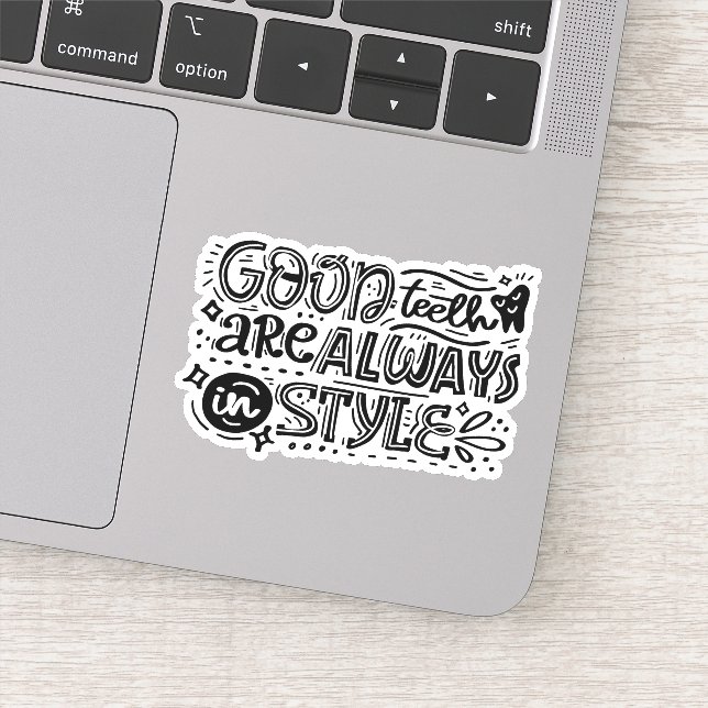 Good Teeth Are Always In Style Sticker (Detail)