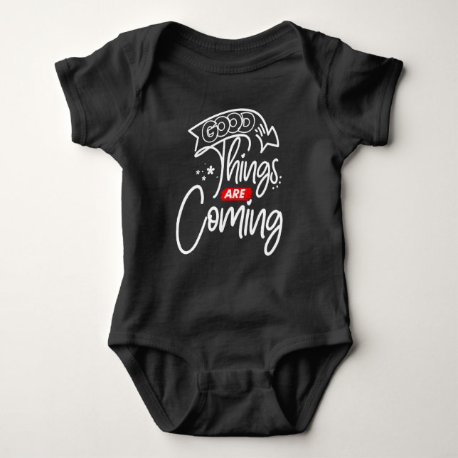 Good Things Are Coming-97489 Baby Bodysuit (Front)
