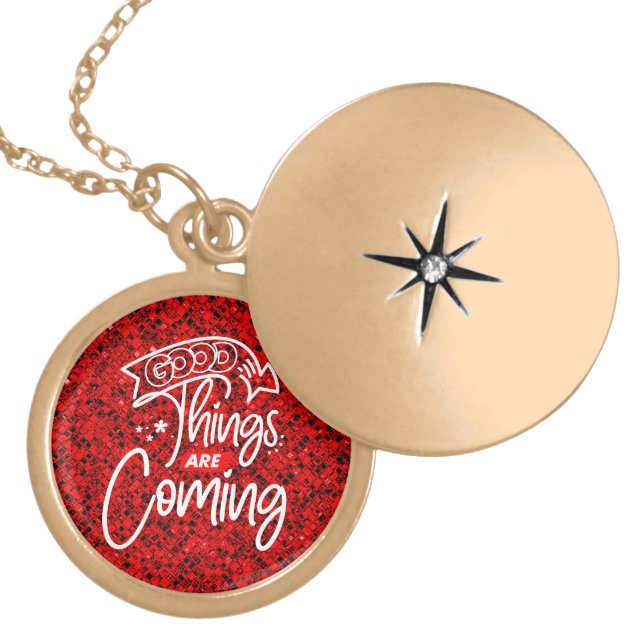 Good Things Are Coming-97489 Gold Plated Necklace (Front)
