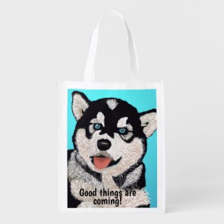 Good Things Are Coming Grocery Bag