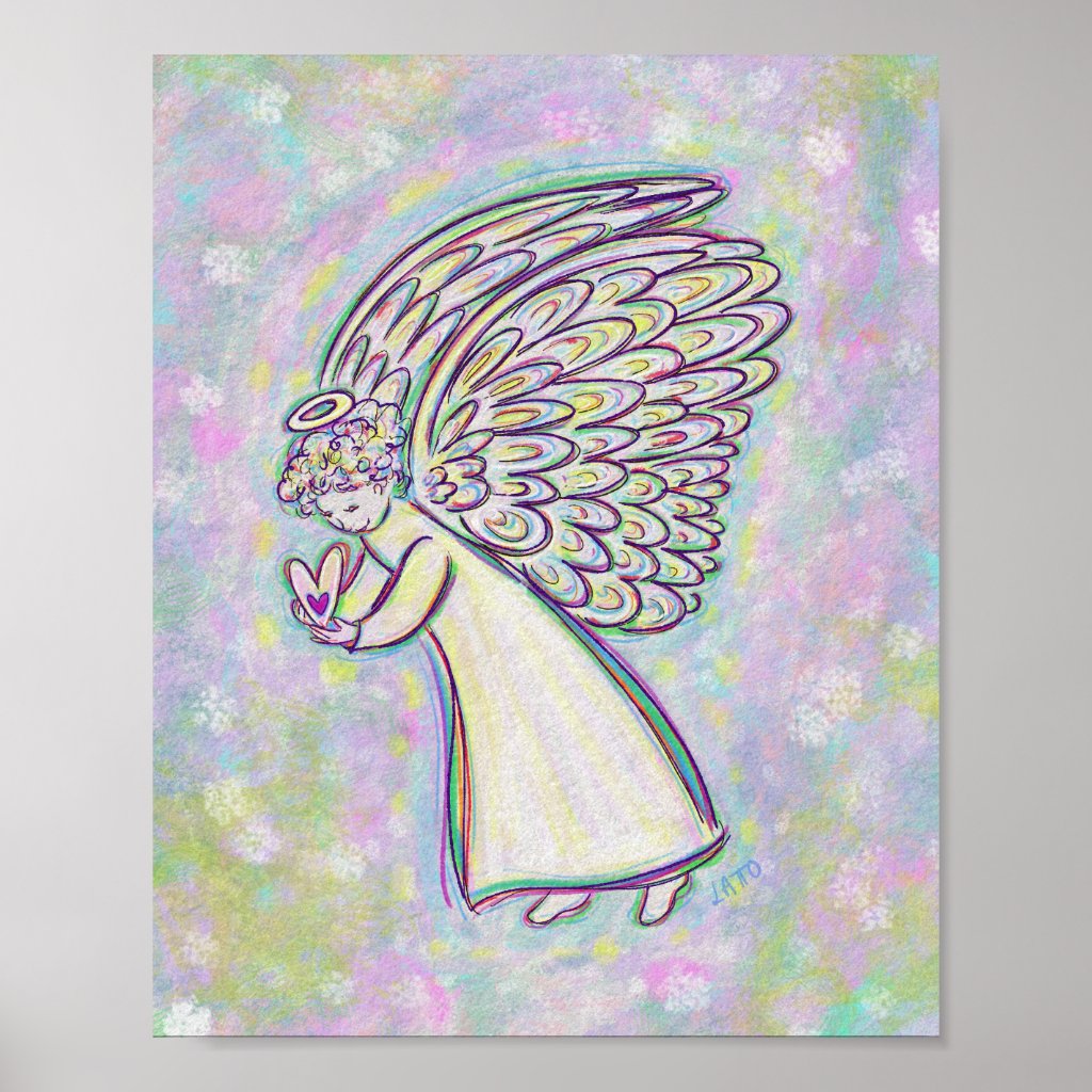 Expect Good Things Guardian Angel Art - DonnaBellas Angels