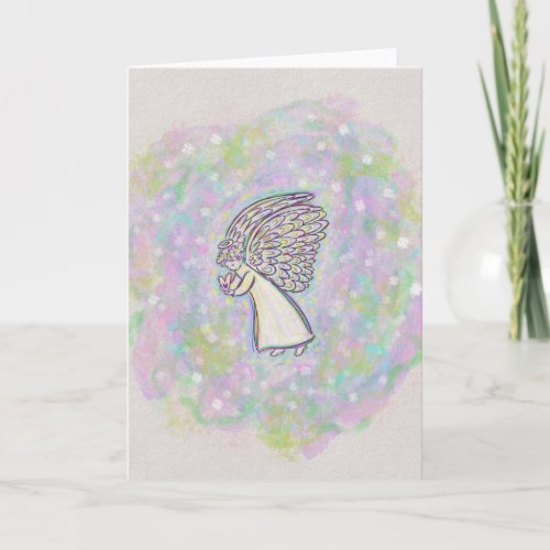 Good Things Guardian Angel Custom Greeting Cards