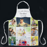 Good Things Happen in Grandma's Kitchen 9 Photo Apron<br><div class="desc">Custom photo apron for Grandma (editable to anyone). The photo template is set up for you to add 9 of your favorite pictures and you can also edit all of the wording. The quote currently reads "good things happen in Grandma's kitchen" and is lettered in skinny font typography and neat...</div>
