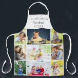 Good Things Happen in Grandma's Kitchen 9 Photo Apron<br><div class="desc">Custom photo apron for Grandma (editable to anyone). The photo template is set up for you to add 9 of your favorite pictures and you can also edit all of the wording. The quote currently reads "good things happen in Grandma's kitchen" and is lettered in skinny font typography and neat...</div>