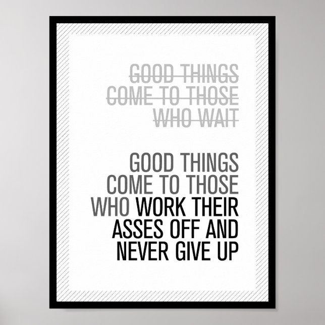 Good Things Poster (Front)