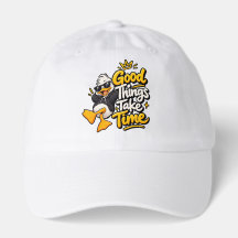 Good Things Take Time Funny Cool Duck T-Shirt Desi