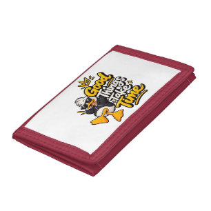 Good Things Take Time Funny Cool Duck T-Shirt Desi Tri-fold Wallet