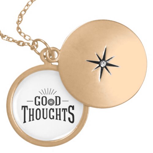 Good Thoughts Gold Plated Necklace