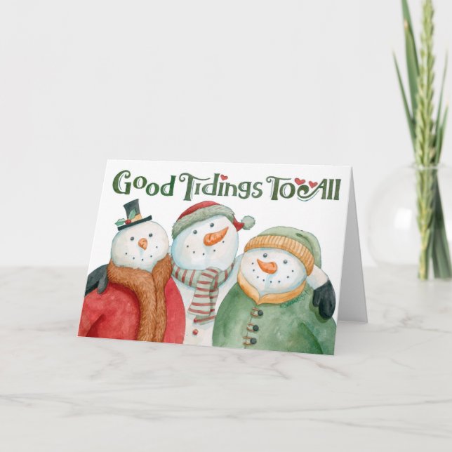 Good Tiding - Greeting Card (Front)