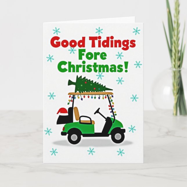 Good Tidings Fore Christmas Card (Front)