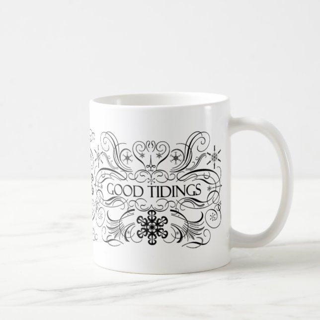 Good Tidings Holiday Mug (Right)