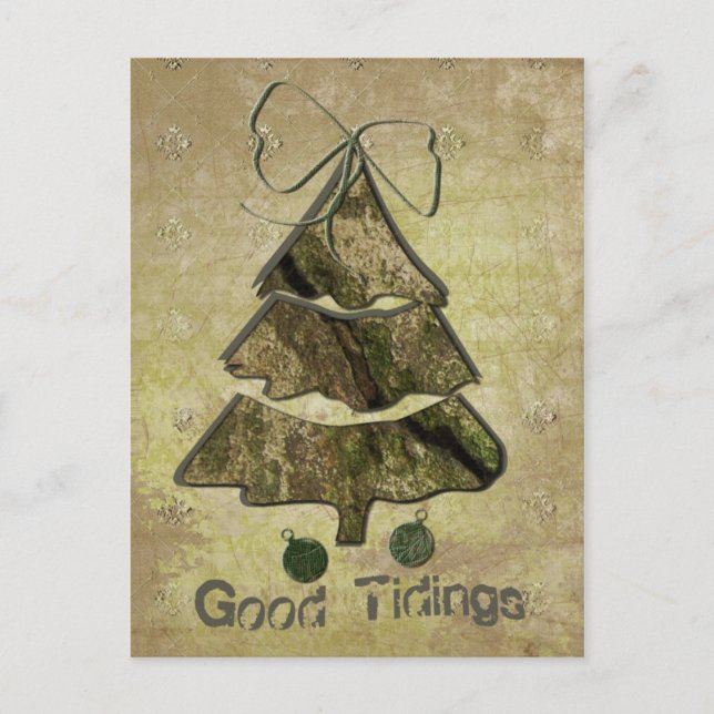 Good Tidings Holiday Postcard (Front)
