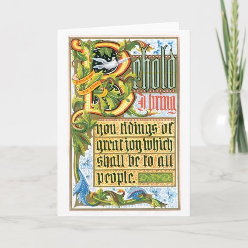 Good Tidings of Great Joy Greeting Card