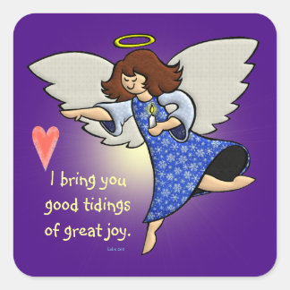 Good Tidings of Great Joy Square Sticker