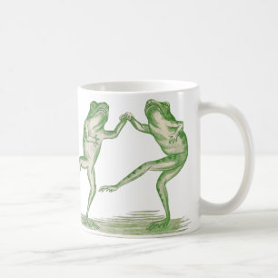 Good Time Frogs Dance Vintage Coffee Mug