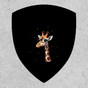 Good Time Hipster Giraffe T-Shirt Men's Women's Ch Patch