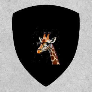 Good Time Hipster Giraffe T-Shirt Men's Women's Ch Patch